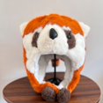 thumbnail image 4 of Plush Raccoon Hat Warm Earflap Caps Girl Outdoor Activity Skiing Hiking Hat, 4 of 18