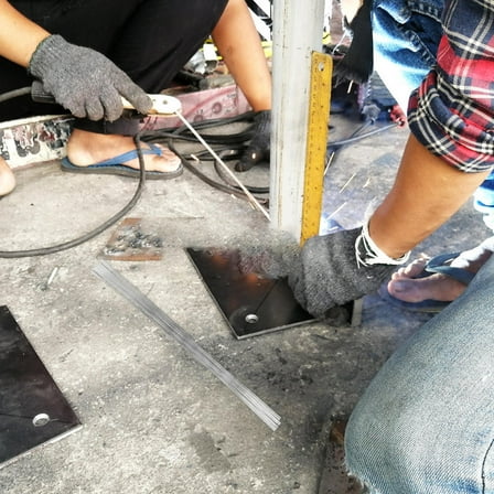 QIFULL 20Pcs Aluminum Brazing Rods Plated Silver for Home Use with Low Melting Point and Weld Cleaning