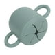 thumbnail image 5 of Taza De Refrigerio De Silicona, Diseño De Doble Oreja, Recipiente Ecológico Para Refrigerio Para Bebé, 350 Ml, Portátil Para Niños Pequeños, 5 of 7