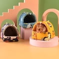 thumbnail image 3 of Cheers.US Small Pig Nest Cartoon Pattern Pet Hideout Warm Small Animal Hamster Squirrel Bed House Cage Accessories for Small Animals Like Rats, Squirrels, Hedgehog, Guinea Pig, 3 of 9