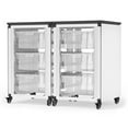 thumbnail image 2 of Modular Classroom Storage Cabinet - 2 Side-By-Side Modules With 6 Large Bins, 2 of 7