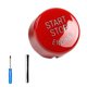 thumbnail image 1 of sweethay Cubierta de reemplazo de botón de interruptor de parada de arranque de motor de coche ABS de alta para E60 E70 E71 E90 E92 gran Vehículos, repuestos y accesorios Mis rojo Tipo 2 sweethay CZ8742-06B, 1 of 6