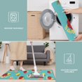 thumbnail image 6 of Pioneer Flower Floral Print Pattern Kitchen Rugs Sets Of 3,Kitchen Runner Rugs Non Skid Washable,Decorative Kitchen Floor Mats for Kitchen,Sink,Laundry,17X30 Inch + 17X47 Inch + 17X59 Inch, 6 of 6