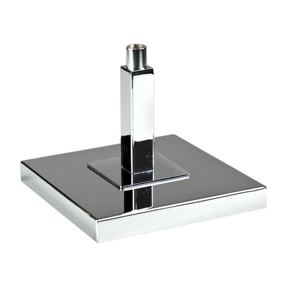 Deluxe 6 inch Chrome Square Display Base (Pack of 6)