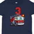 thumbnail image 4 of Inktastic 3rd Birthday Fire Truck Boys or Girls Toddler T-Shirt, 4 of 5
