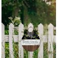 thumbnail image 3 of Family & Family Gather Here Front Door Sign Funny Wreaths Hanging Wooden Plaque Decoration Round Rustic Wood Farmhouse Porch Decor for Home Front Door Decor, 11 x 11 Inch, 3 of 5