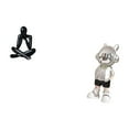 thumbnail image 5 of CarpNettore Abstract Astronaut Figure Sculpture Decorative Collectible Modern Statue Ornament for Living Room Bookshelf Fireplace Shelf Desk Housewarming Home Dec, 5 of 8