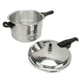 thumbnail image 2 of Aluminum Pressure Cooker, Pressure Canner With Heat Quickly, Even Heat Distribution, Induction Stove And Open Fire Dual Use,  Fast Cooking Pot, Pressure Cooker For Canning, 2 of 8