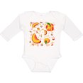thumbnail image 3 of Inktastic Peach Fruit Party Boys or Girls Long Sleeve Baby Bodysuit, 3 of 5