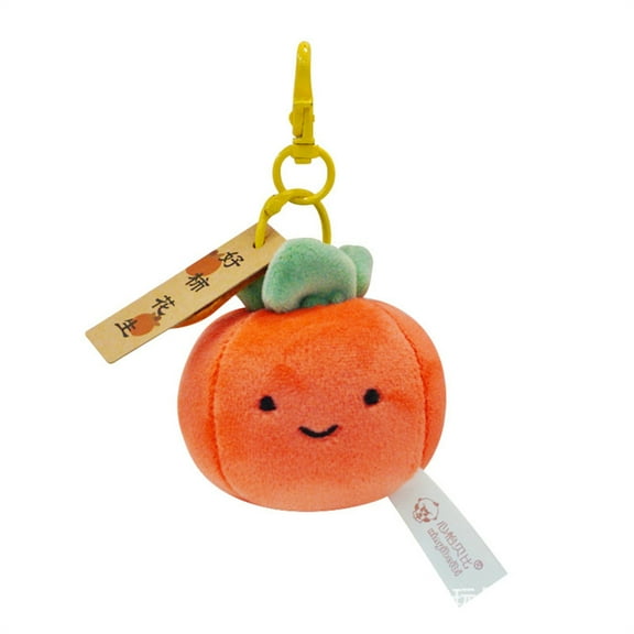 YIEMEEN Colorful Fruit Plush Keychain Charm Dainty Key Chain Accessories for All Ages