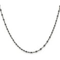 thumbnail image 3 of Chisel Stainless Steel Oxidized 2.7mm Fancy Chain - 16", 3 of 8