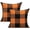 Black, variant on Pack of 2 Farmhouse Decor Christmas Pillow Covers, 18 x 18 Buffalo Checked Plaids Fall Throw Pillow Covers, Cushion Covers for Sofa Couch Outdoor Camping