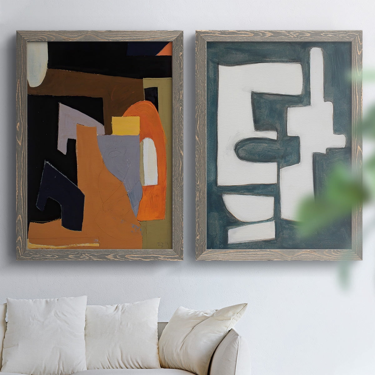 The Olive Press Rooom - Premium Framed Canvas 2 Piece Set - Ready to Hang