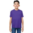 thumbnail image 2 of CORE365 CE10Y Youth Capital Performance T-Shirt - CAMPUS PURPLE, 2 of 2