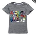 thumbnail image 1 of Nueva camiseta de manga corta para niños, camiseta lol con patrón de alfabeto, camiseta Sexy con bloqueo de colores para niños y niñas, regalo de cumpleaños y Navidad zhangyuxiang LED, 1 of 2