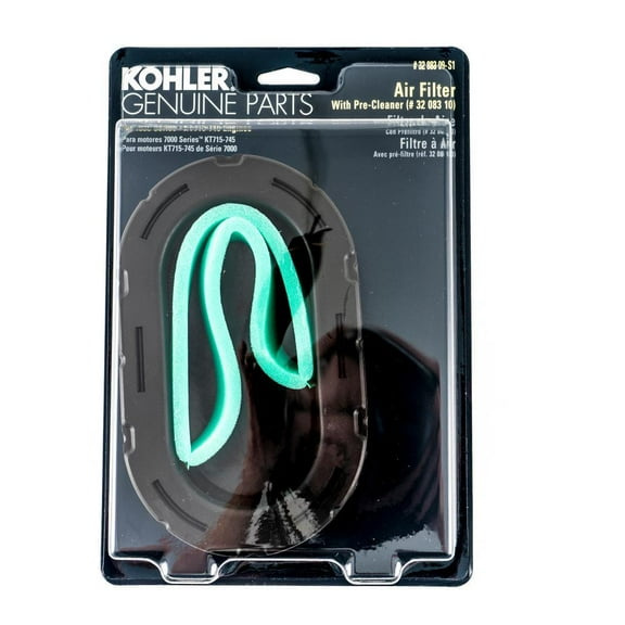 Air Filter For Kohler 7000 Series KT715-KT745 Engines With Pre-Filter Included