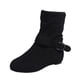 thumbnail image 2 of Retro Mujer Vintage Hebilla lisa Cremallera Casual Altura interior Tacones bajos Cremallera Otoño Invierno Botas cortas Zapatos de punta redonda Wmkox8yii  shkj366, 2 of 9
