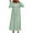 Green, variant on Levmjia Women's Nightgown Soft Warm Flannel Long Sleeve Round Neck Long-Length Sleep Dress Cozy Home Wear Lightweight Solid Color Plus Size