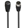 thumbnail image 1 of 50cm-5m DIN male to female cable 3-pin signal transmission cable compatible with TV, player adapter cable, 1 of 5