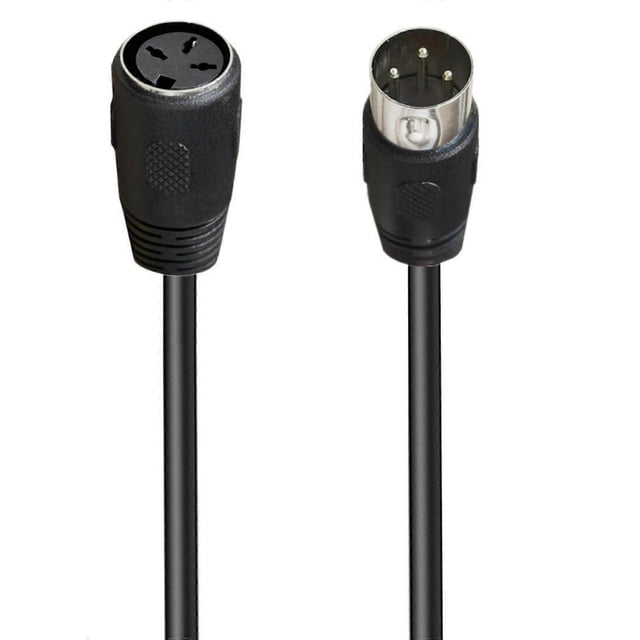 50cm-5m DIN male to female cable 3-pin signal transmission cable compatible with TV, player adapter cable