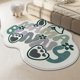thumbnail image 5 of Manta decorativa para sofá, alfombra de Pascua, cojín de suelo decorativo de imitación, para sala de estar, sofá, mesa de centro, dormitorio, manta de noche, cojín antideslizante para pies, cojín de p, 5 of 6