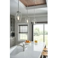 thumbnail image 2 of Kichler Tao 1-Light Brushed Nickel Contemporary Cage Kitchen Pendant Hanging Light, 2 of 4
