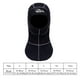 thumbnail image 5 of Naiovety Keep Diving DH-321 3mm Dive Cap Hood Hombres Mujeres Head Cover Snorkeling Natación Freediving Sombrero a prueba de fugas Silver Line XXL Type2 NO2 Naiovety OD002585-15B, 5 of 6