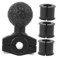 thumbnail image 4 of NUOLUX 1 Set Motorcycle Mirror Clamp Black Spherical Shape Zinc Alloy Tpu Adjustable 360 Degree Rotation, 4 of 8
