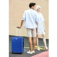 thumbnail image 4 of luggage sets 2 piece(20,28 inch) ABS hard suitcase with wheels and TSA lock travel set,bright blue, 4 of 8