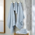 thumbnail image 3 of Better Homes & Gardens Signature Soft Cotton Popcorn Textured 6 Piece Bath Towel Set,Blue Water, 3 of 16