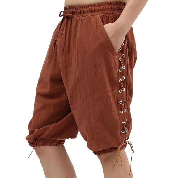 Flare A-Line Faux Leather Kilt for Men Modern Skirt Punk Bottoms Metal Rivet Utility Pocket Partywear