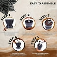 KABB Manual Coffee Grinder with Ceramic Burr for Beans, Espresso, and