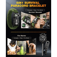 thumbnail image 6 of TEIPUERY Survival Gear and Equipment 21 in 1, Emergency Survival Kits with Camping Axe,Hammer, Gifts for Men Dad Him Teen Boys, 6 of 9