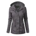 thumbnail image 5 of MixMatchy Women's Casual Lightweight Military Safari Anorak Utility Jacket, 5 of 7