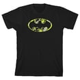 thumbnail image 4 of Batman Camo Logo Toddler Boy's Black T-shirt-2T, 4 of 7