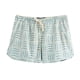 thumbnail image 3 of HH TRAF Blusas elegantes de verano con cuello en V y mangas cortas con cordones y bolsillos decorativos para mujer, 3 of 5