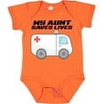 thumbnail image 3 of Inktastic My Aunt Saves Lives Ambulance Boys or Girls Baby Bodysuit, 3 of 5