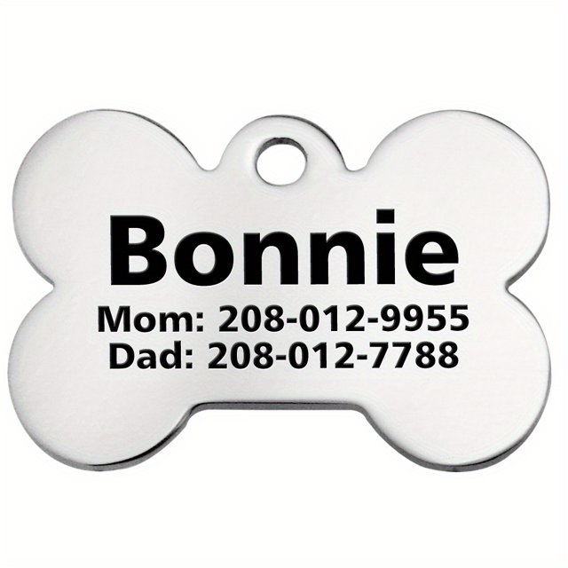 Personalized Dog Tags For Dog, Engraving Deep Dog Tag, Anti-Lost Pet Name Pendant FunnyShape Suitable For Small, Medium And Large Dogs Pet Accessories