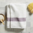thumbnail image 2 of Better Homes & Gardens Adult Bath Towel, Purple Stripe, 2 of 10