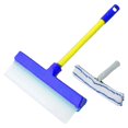 thumbnail image 1 of Recyclable Silicone Window Squeegee Kit Window Cleaning Kit Glass Cleaning Tools with Silicone Squeegee & Microfiber Scrubber for Shower Glass Door Car, 1 of 8