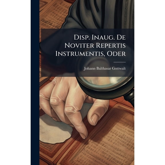 Disp. Inaug. De Noviter Repertis Instrumentis, Oder, (Hardcover)