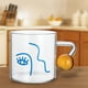 thumbnail image 5 of Taza de  con asa de bola, empuñadura de café, novedad, té de la leche fría, bebidas, taza para beber agua con leche, regalo de cumpleaños Corto Macarena Taza de cerveza de café, 5 of 7