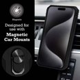 thumbnail image 6 of TwinTech Military-Grade Polycarbonate Shockproof Cell Phone Case for iPhone 15 Pro Max, Black, 6 of 7