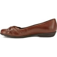 thumbnail image 3 of Women's Walking Cradles Fall Ballet Flat Tobacco Leather 7.5 W, 3 of 7