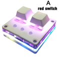 thumbnail image 1 of Personnaliser Mini Clavier 2 Touches Copier et Coller Raccourci Audio Touche Mécanique K0G6, 1 of 9