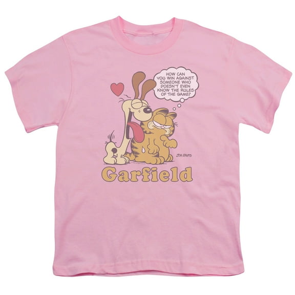 Garfield - Cant Win - Youth Short Sleeve Shirt - Large