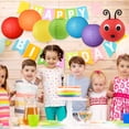 thumbnail image 4 of Dserhfy 7 Pcs Caterpillar Paper Lanterns Caterpillar Themed Birthday Party Decoration with Eyes Mouth for School Classroom Ceiling Hanging Decor, 4 of 7