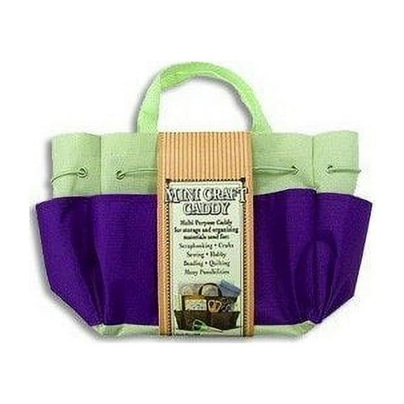 Canvas Craft Caddy Project Tote (Colors May Vary)