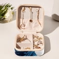 thumbnail image 6 of Rugby Travel Portable Square Jewelry Box Organizer: Ideal Solution for Rings, Earrings, Necklaces, Bracelets, and More! Gift for Girls and Women., 6 of 6