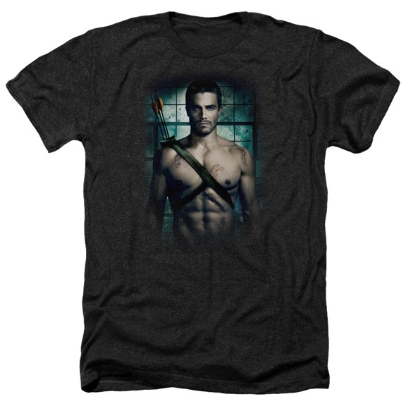 Arrow - Shirtless - Heather Short Sleeve Shirt - X-Large